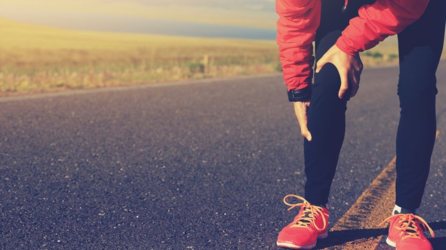 Sport blessure bewerkt